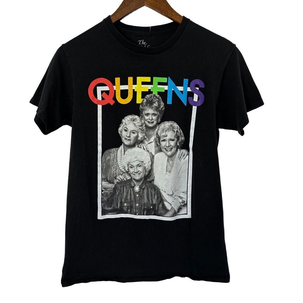 Rue21 Golden Girls Pride Graphic Tee Queens Rainbow Black T-Shirt Women’s Small